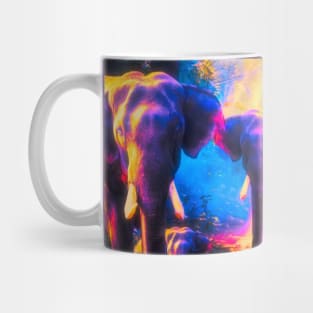 Elephants Family Mug